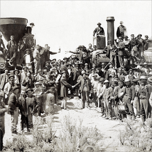 First US Transcontinental Railroad completed