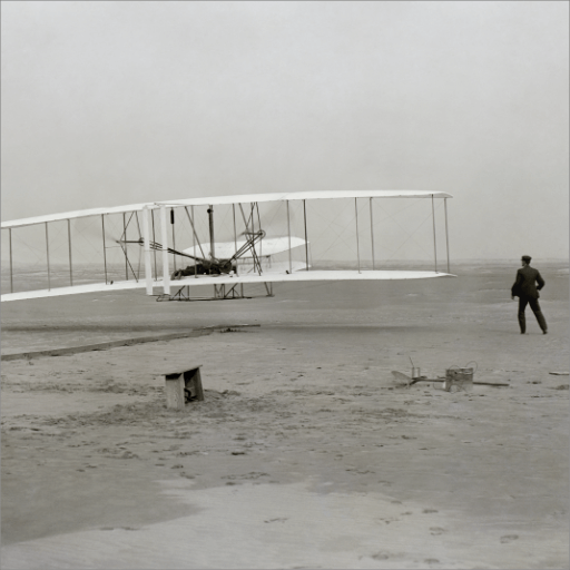 Wright Brothers' First Powered Flight
